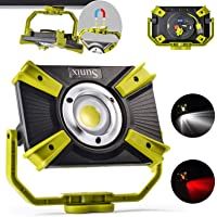 Sunix Foco Led Recargable 30w- Luz de Trabajo 48 Leds con asa Magnética- 4 Modos- Impermeable IP64 con Baterías…